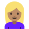 Donna: Carnagione Media, Capelli Biondi