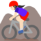 Ciclista Donna Di Mountain Bike: Carnagione Chiara