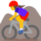 Ciclista Donna Di Mountain Bike