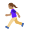 Donna Che Corre: Carnagione Media