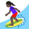 Surfista Donna: Carnagione Scura
