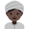 Donna Con Turbante: Carnagione Scura