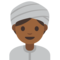 Donna Con Turbante: Carnagione Medio-Scura