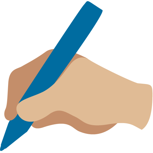 Mano Che Scrive: Carnagione Medio-Chiara
