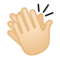 Mani Che Applaudono: Carnagione Chiara