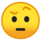 Faccina Con Sopracciglio Alzato