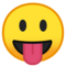 Faccina Che Mostra La Lingua