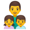 Famiglia: Uomo, Bambina, Bambino