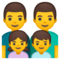 Famiglia: Uomo, Uomo, Bambina, Bambino