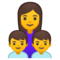 Famiglia: Donna, Bambino, Bambino