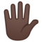 Mano Aperta: Carnagione Scura