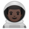 Astronauta Uomo: Carnagione Scura