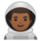 Astronauta Uomo: Carnagione Medio-Scura