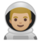 Astronauta Uomo: Carnagione Medio-Chiara