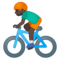 Ciclista Uomo: Carnagione Scura