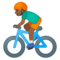 Ciclista Uomo: Carnagione Medio-Scura