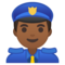 Poliziotto Uomo: Carnagione Medio-Scura