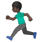 Uomo Che Corre: Carnagione Scura