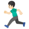 Uomo Che Corre: Carnagione Chiara