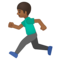 Uomo Che Corre: Carnagione Medio-Scura