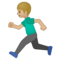 Uomo Che Corre: Carnagione Medio-Chiara