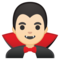 Vampiro Uomo: Carnagione Chiara