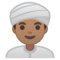 Uomo Con Turbante: Carnagione Media