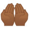 Mani Unite In Alto: Carnagione Medio-Scura