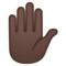 Mano Alzata: Carnagione Scura