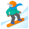 Persona Sullo Snowboard: Carnagione Media