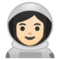 Astronauta Donna: Carnagione Chiara