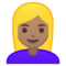 Donna: Carnagione Media, Capelli Biondi