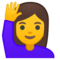 Donna Con Mano Alzata