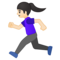 Donna Che Corre: Carnagione Chiara