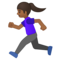 Donna Che Corre: Carnagione Medio-Scura