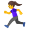 Donna Che Corre