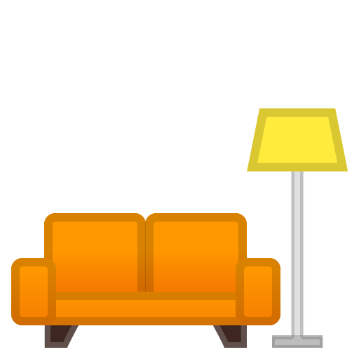 Divano E Lampada