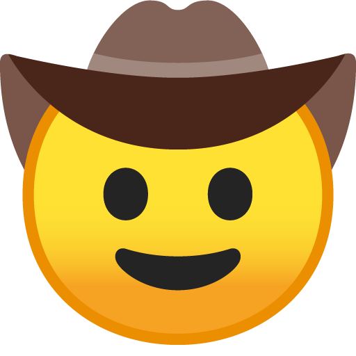 Faccina Con Cappello Da Cowboy