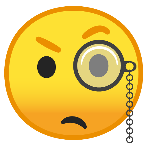 Faccina Con Monocolo