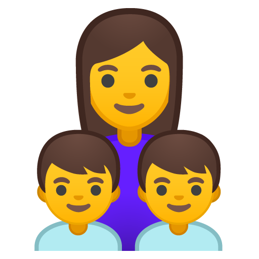 Famiglia: Donna, Bambino, Bambino
