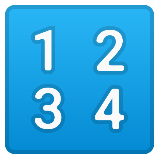 Pulsante Con Numeri