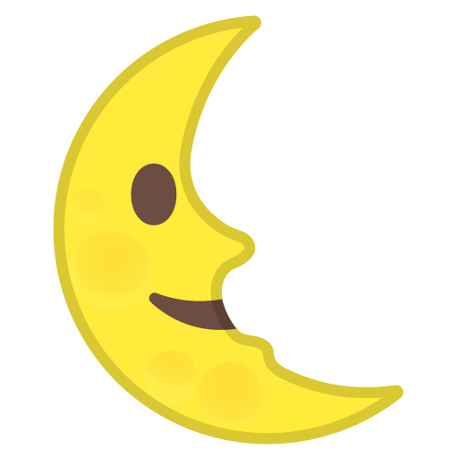Faccina Ultimo Quarto Di Luna