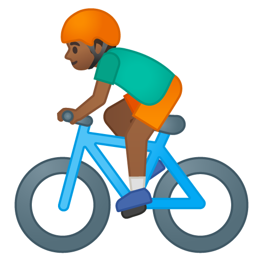 Ciclista Uomo: Carnagione Medio-Scura