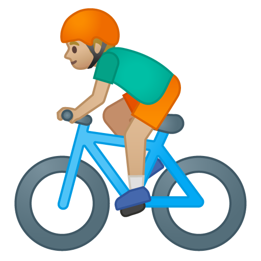 Ciclista Uomo: Carnagione Medio-Chiara