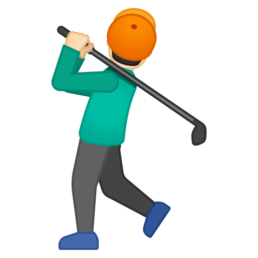 Golfista Uomo: Carnagione Chiara