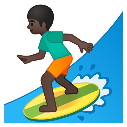 Surfista Uomo: Carnagione Scura