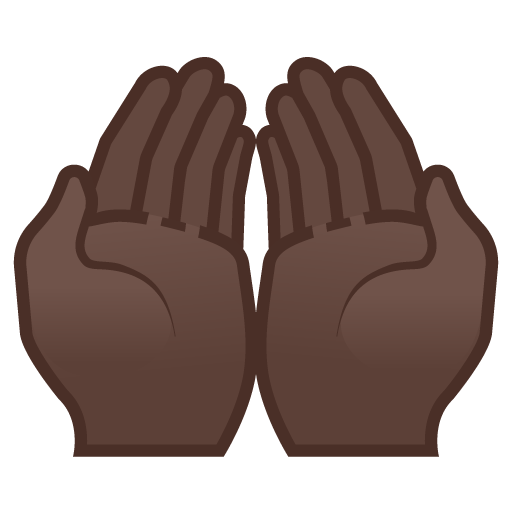 Mani Unite In Alto: Carnagione Scura
