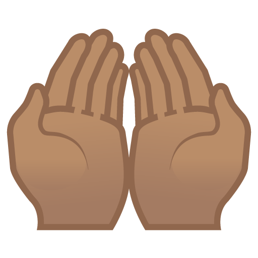 Mani Unite In Alto: Carnagione Media