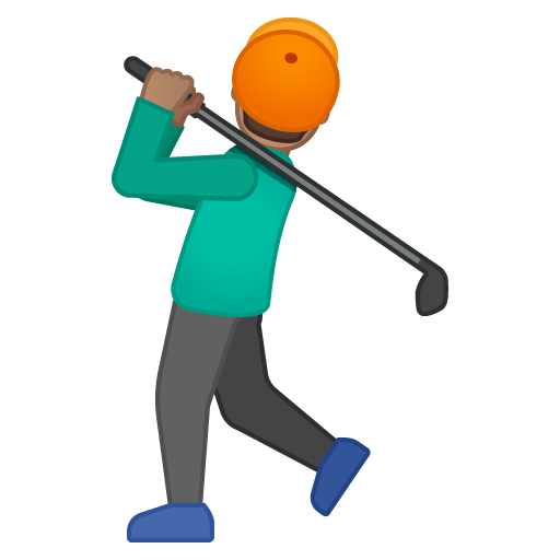 Persona Che Gioca A Golf: Carnagione Media