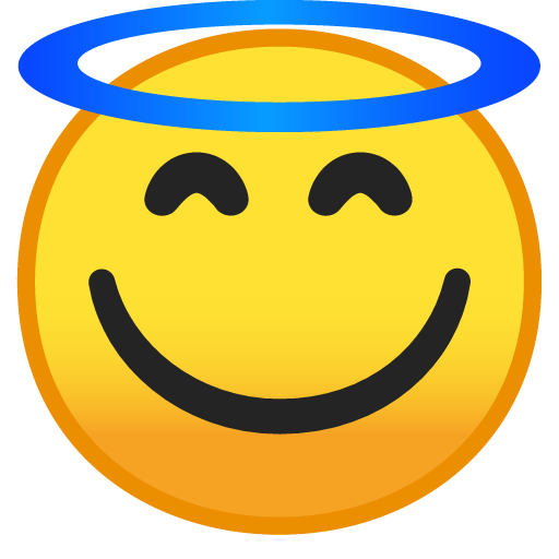 Faccina Con Sorriso E Aureola